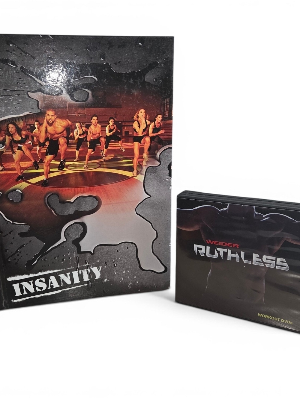 Insanity Workout DVD Set And Weider Ruthless DVD Set - 20 DVDs Total!